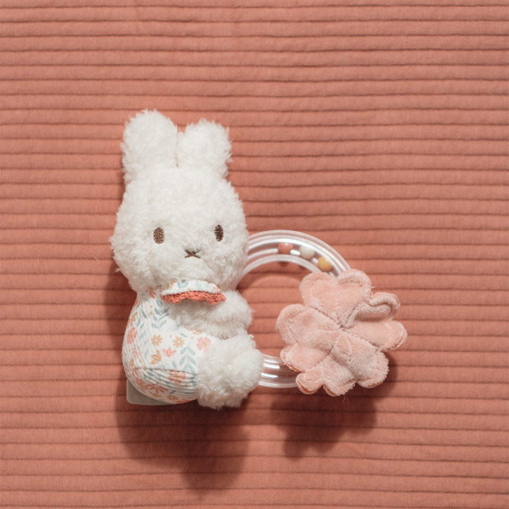 Little Dutch Ring Rattle Miffy - Lucky Blossom-Rattles-Lucky Blossom- | Natural Baby Shower