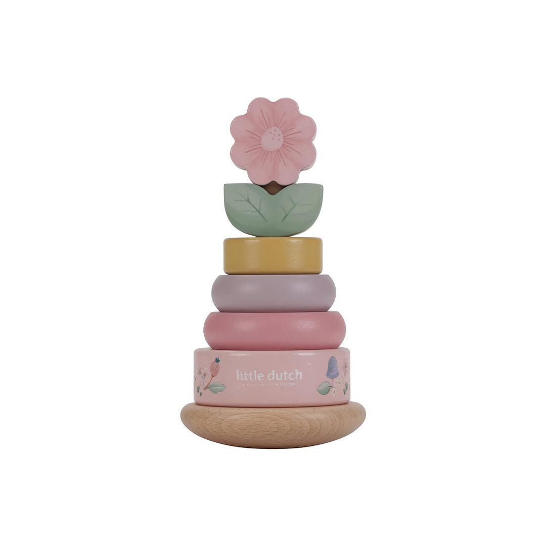 Little Dutch Rocking Ring Stacker - Fairy Garden - Wood-Stacking Toys-Fairy Garden-Wood | Natural Baby Shower