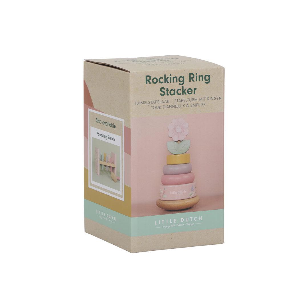 Little Dutch Rocking Ring Stacker - Fairy Garden - Wood-Stacking Toys-Fairy Garden-Wood | Natural Baby Shower