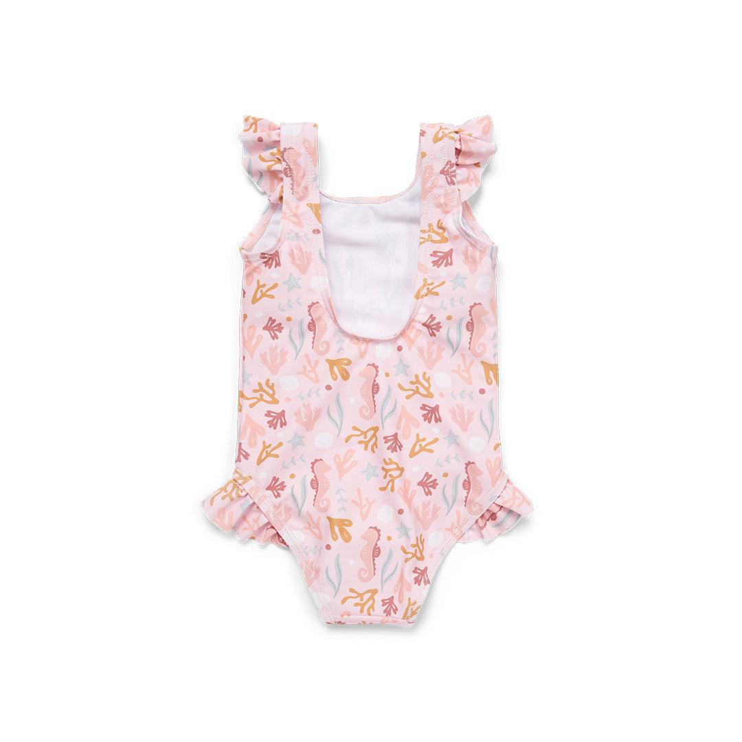 Little Dutch Ruffles Bathsuit - Ocean Dreams Pink-Swimsuits- | Natural Baby Shower