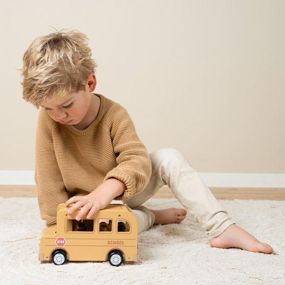 Little Dutch School Bus With Figures-Role Play- | Natural Baby Shower