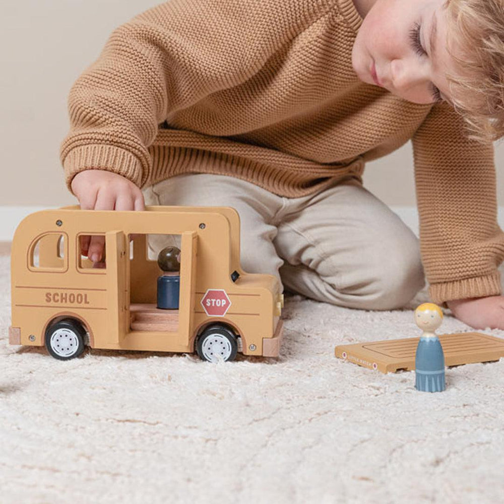 Little Dutch School Bus With Figures-Role Play- | Natural Baby Shower