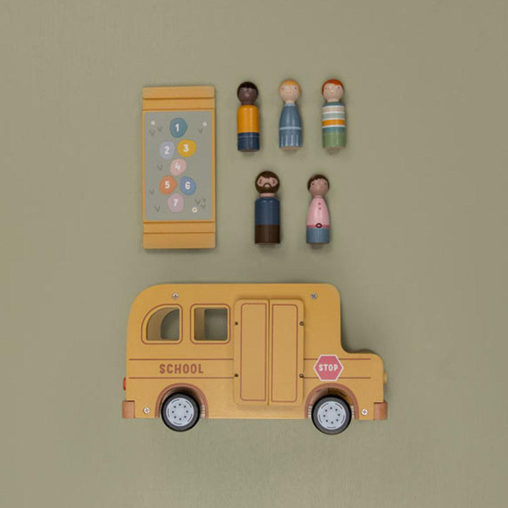 Little Dutch School Bus With Figures-Role Play- | Natural Baby Shower