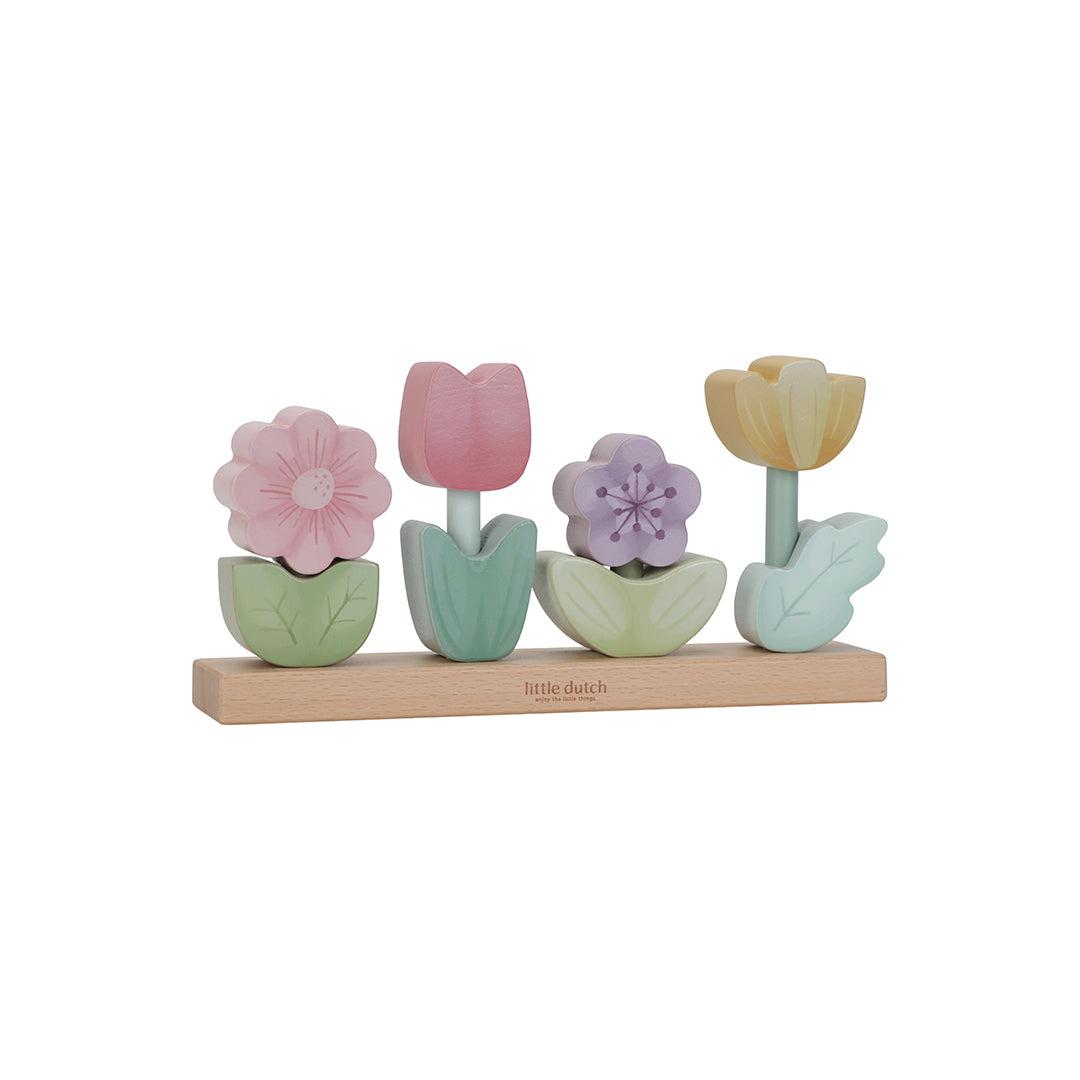 Little Dutch Stacking Puzzle Flowers - Fairy Garden-Stacking Toys-Fairy Garden- | Natural Baby Shower