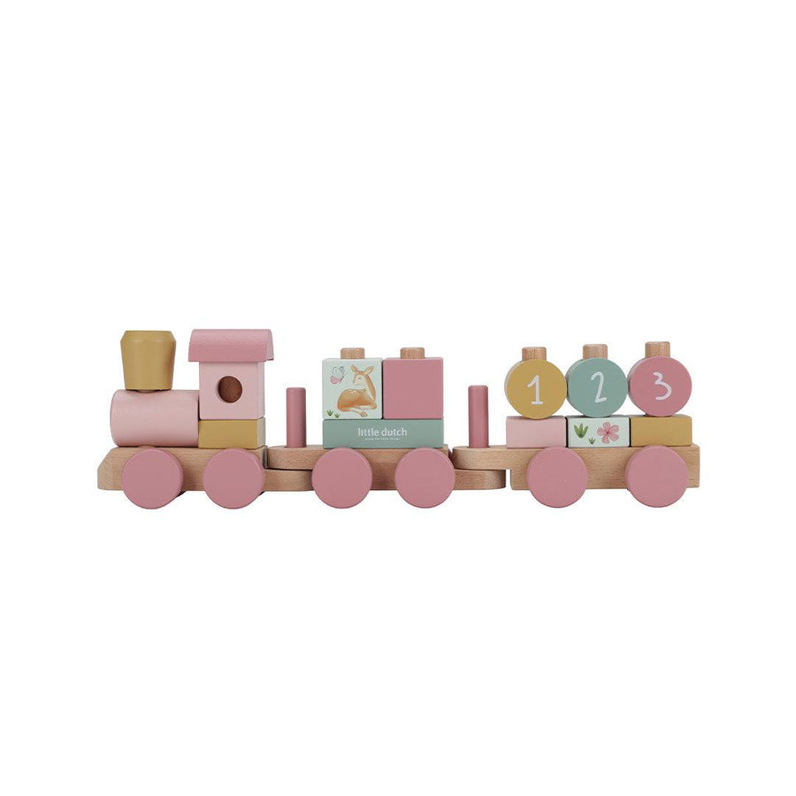 Little Dutch Stacking Train - Forest Friends-Stacking Toys-Forest Friends- | Natural Baby Shower