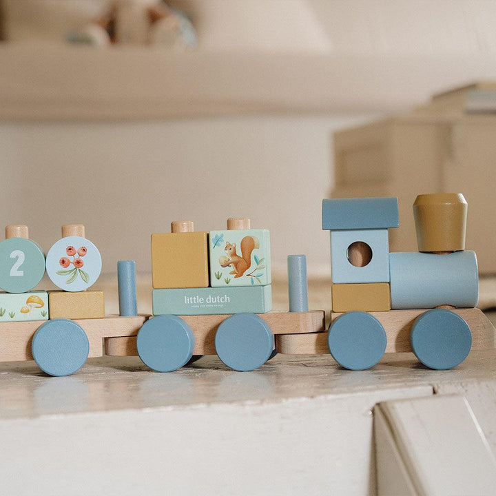 Little Dutch Stacking Train - Fairy Garden-Stacking Toys-Fairy Garden- | Natural Baby Shower