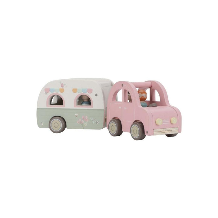 Little Dutch Toy Car With Caravan-Role Play- | Natural Baby Shower