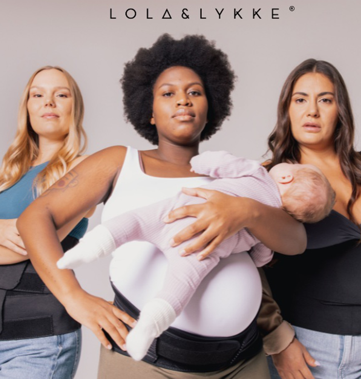 Lola&Lykke Core Relief Pregnancy Support Belt - Black