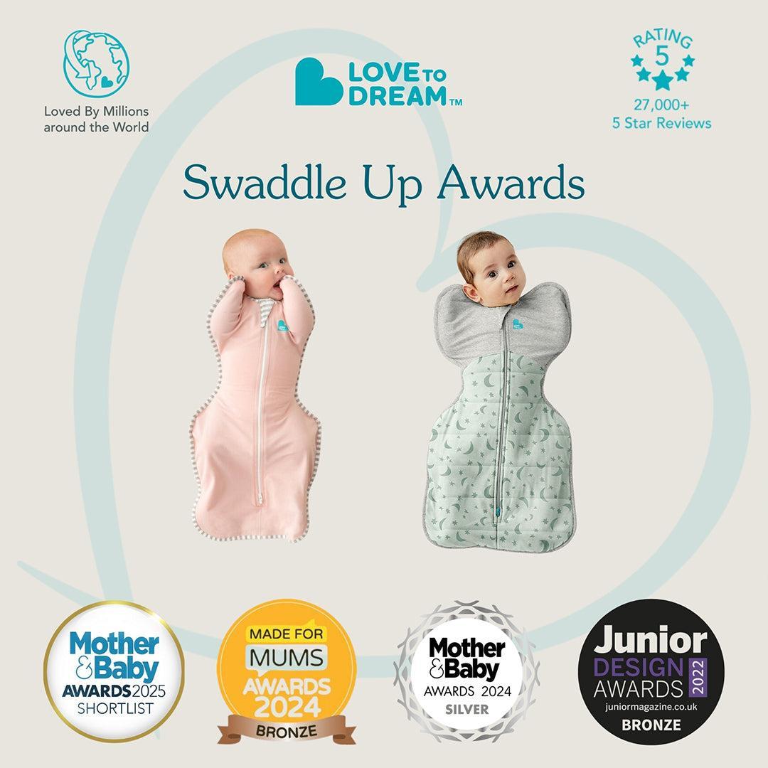 Love to Dream Swaddle Up 1.5 Tog - Cloud Light Olive-Sleepsack Swaddles-Cloud Light Olive-S | Natural Baby Shower