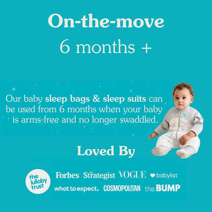 Love to Dream Sleep Suit 2.5 Tog - Moonlight White-Sleepsack Swaddles-Moonlight White-12-24M | Natural Baby Shower