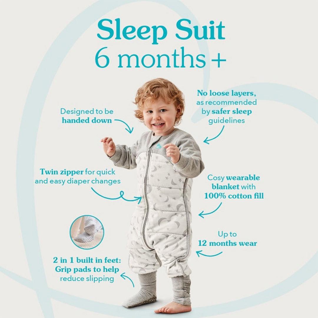 Love to Dream Sleep Suit 2.5 Tog - Moonlight White-Sleepsack Swaddles-Moonlight White-12-24M | Natural Baby Shower