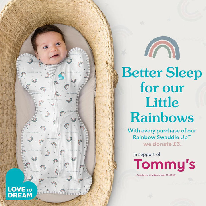 Love to Dream Swaddle Up 1.0 Tog - Rainbow-Sleepsack Swaddles-Rainbow-S | Natural Baby Shower