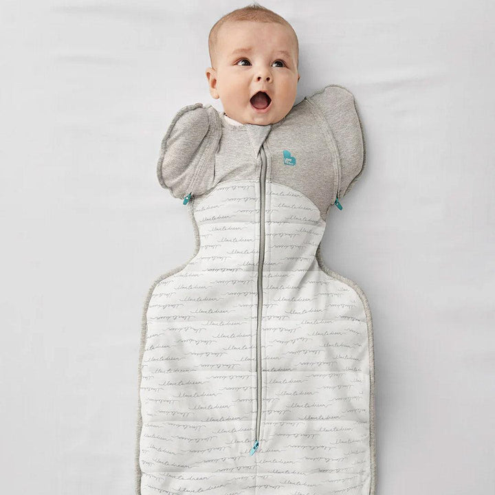 Love to Dream Swaddle Up Transition Bag 1.0 Tog - White Dreamer-Swaddling Wraps-White Dreamer-M | Natural Baby Shower