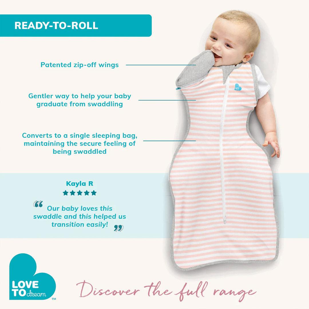 Love to Dream Swaddle Up Transition Bag 1.0 Tog - White Dreamer-Swaddling Wraps-White Dreamer-M | Natural Baby Shower