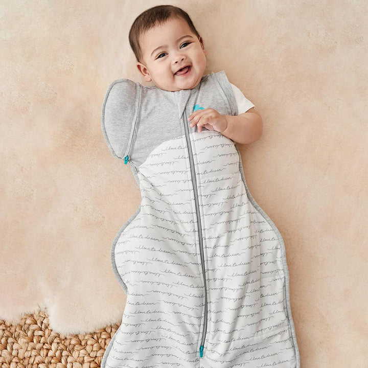 Love to Dream Swaddle Up Transition Bag 1.0 Tog - White Dreamer-Swaddling Wraps-White Dreamer-M | Natural Baby Shower