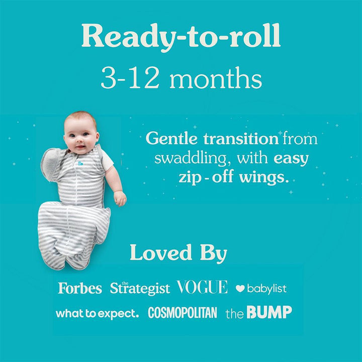 Love To Dream Swaddle Up All Seasons Transition Bag - White-Swaddling Wraps-White-Medium | Natural Baby Shower