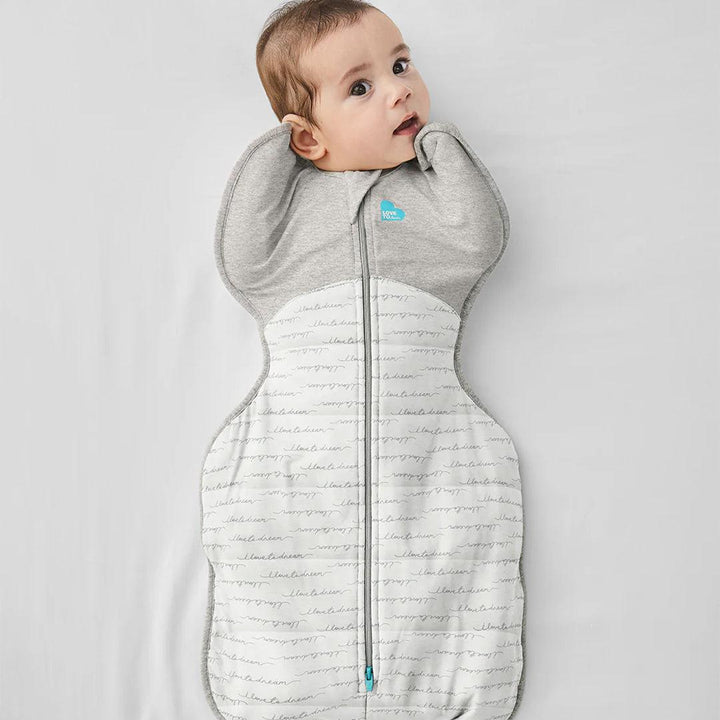 Love to Dream Swaddle Up 2.5 Tog - White Dreamer-Sleepsack Swaddles-White Dreamer-NB | Natural Baby Shower