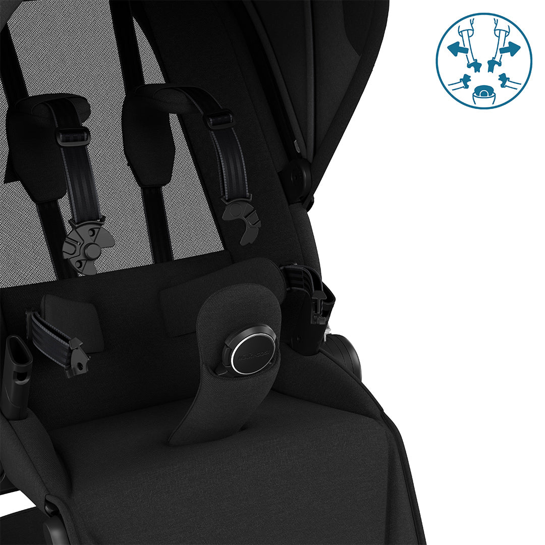 Maxi-Cosi Fame Pushchair - Twillic Black-Strollers-Twillic Black- | Natural Baby Shower