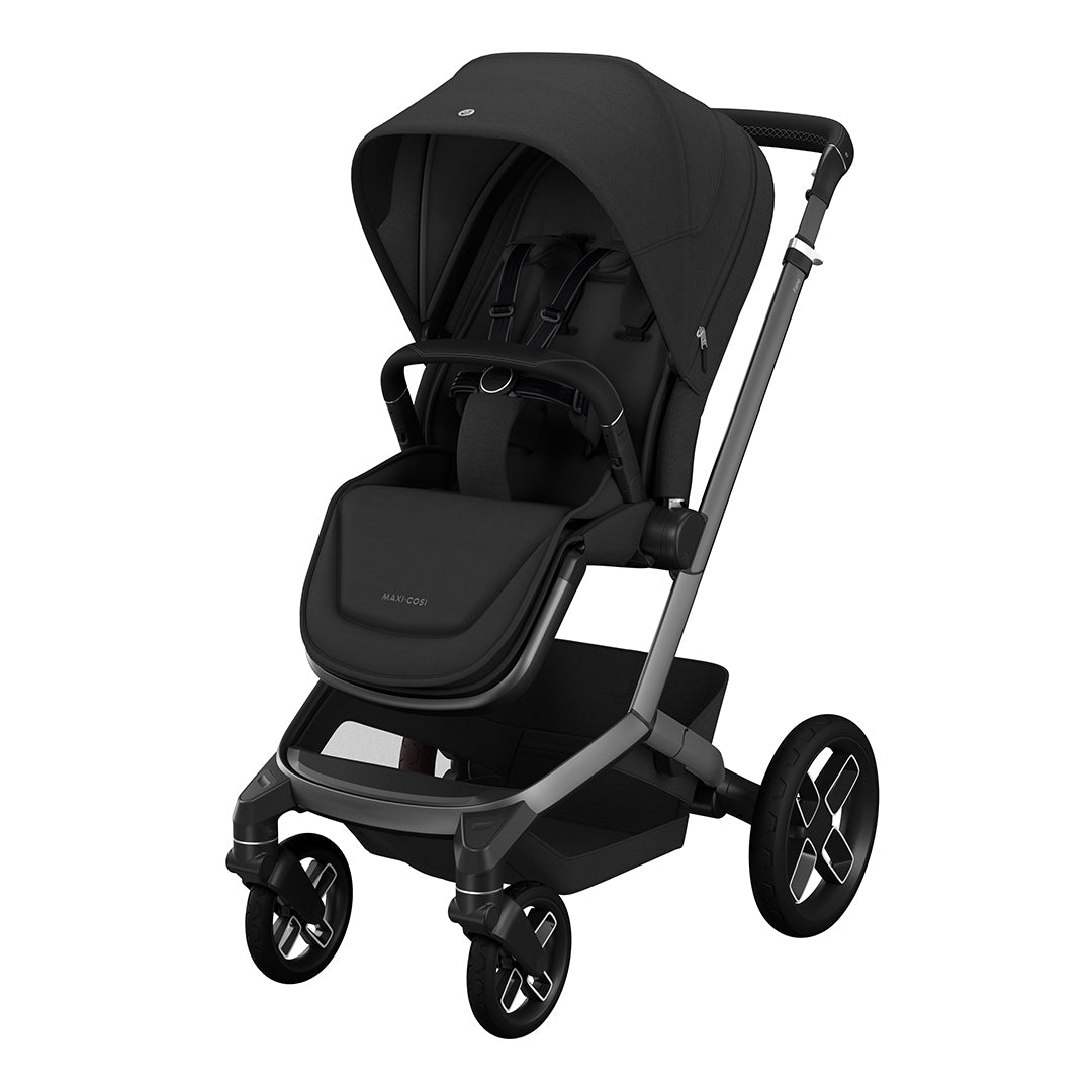 Maxi-Cosi Fame Pushchair Premium Travel System - Twillic Black-Travel Systems-Twillic Black- | Natural Baby Shower