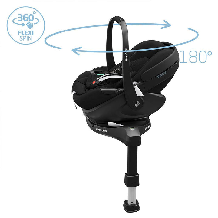 Maxi-Cosi Fame Pushchair Premium Travel System - Twillic Black-Travel Systems-Twillic Black- | Natural Baby Shower