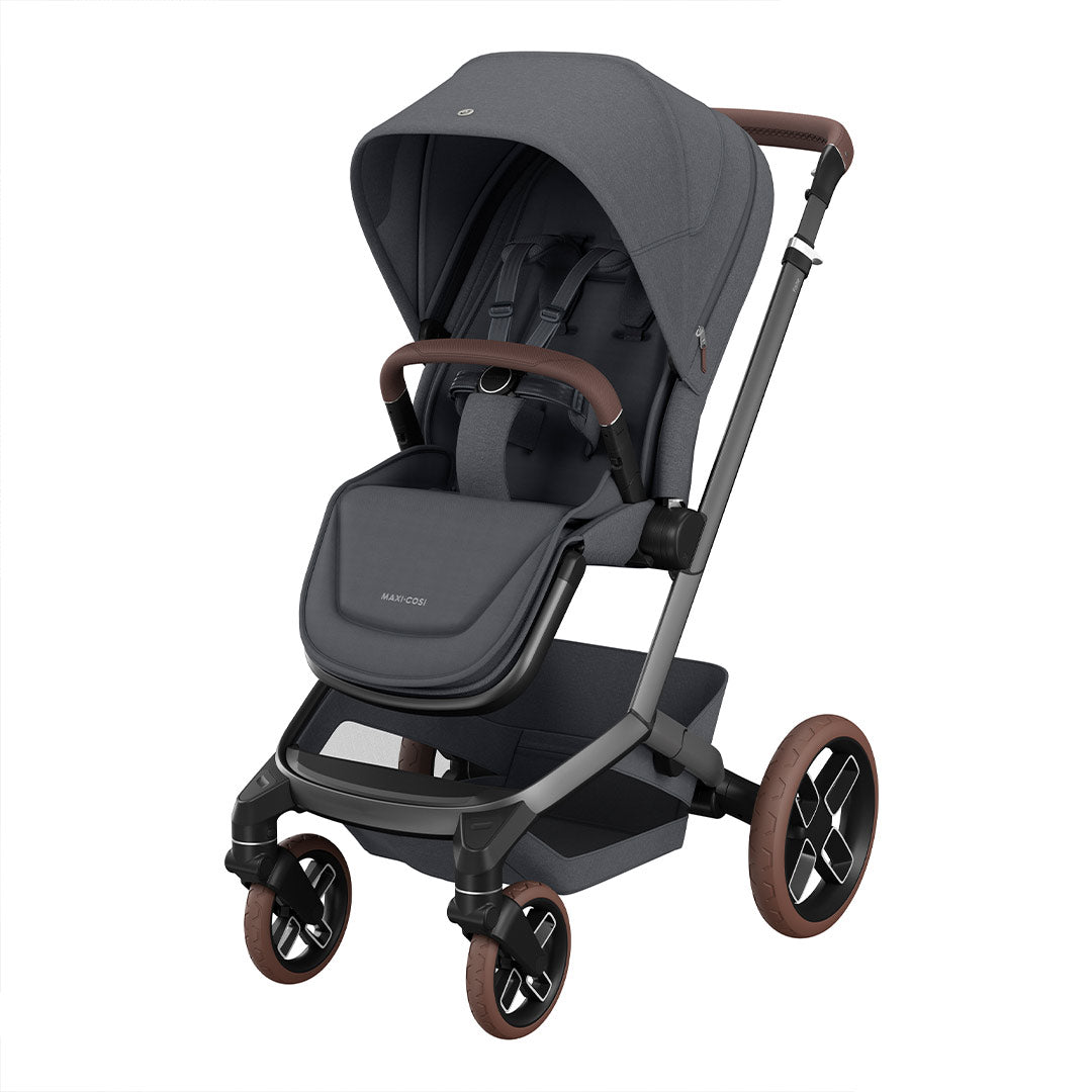 Maxi-Cosi Fame Pushchair + Pebble 360 Pro Travel System - Twillic Graphite-Travel Systems-Twillic Truffle- | Natural Baby Shower