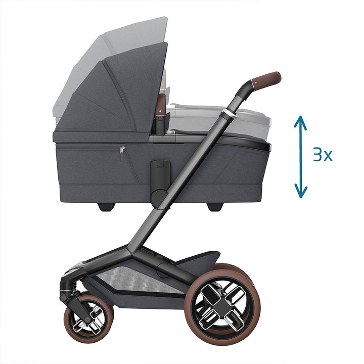 Maxi-Cosi Fame Pushchair - Twillic Graphite-Strollers-Twillic Truffle- | Natural Baby Shower