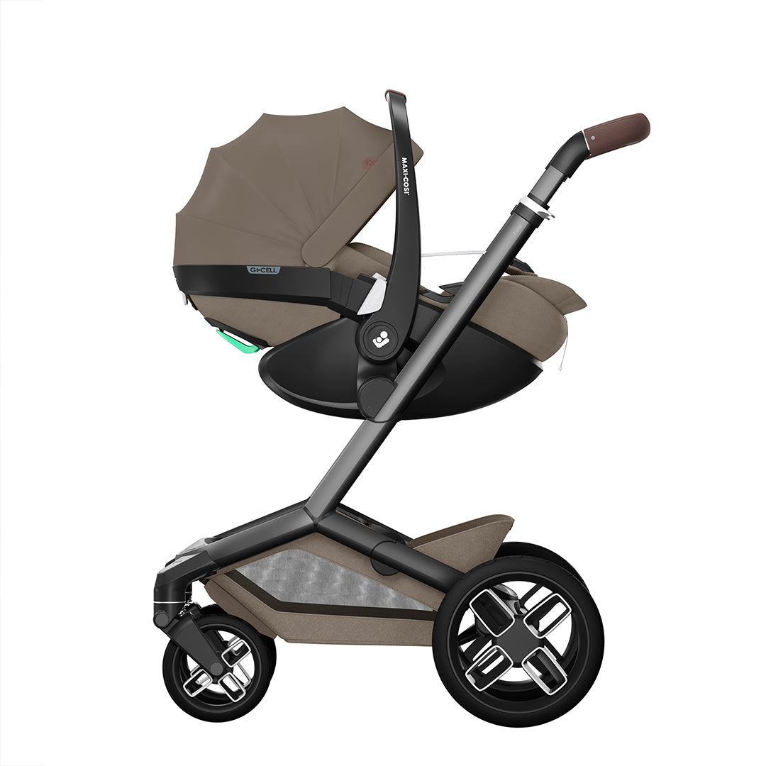 Maxi-Cosi Fame Pushchair Premium Travel System - Twillic Truffle-Travel Systems-Twillic Truffle- | Natural Baby Shower