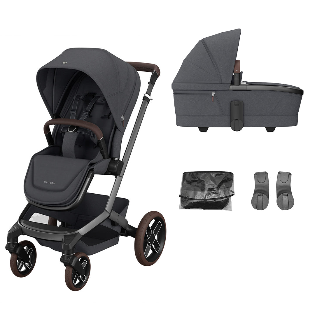 Maxi-Cosi Fame Pushchair - Twillic Graphite-Strollers-Twillic Truffle- | Natural Baby Shower