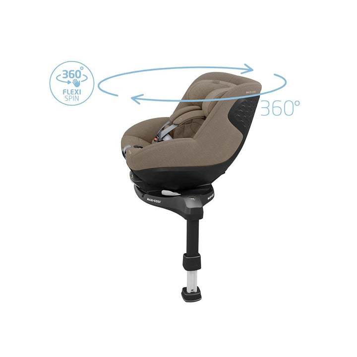 Maxi-Cosi Pearl 360 Pro Car Seat - Authentic Truffle-Car Seats-Authentic Truffle- | Natural Baby Shower