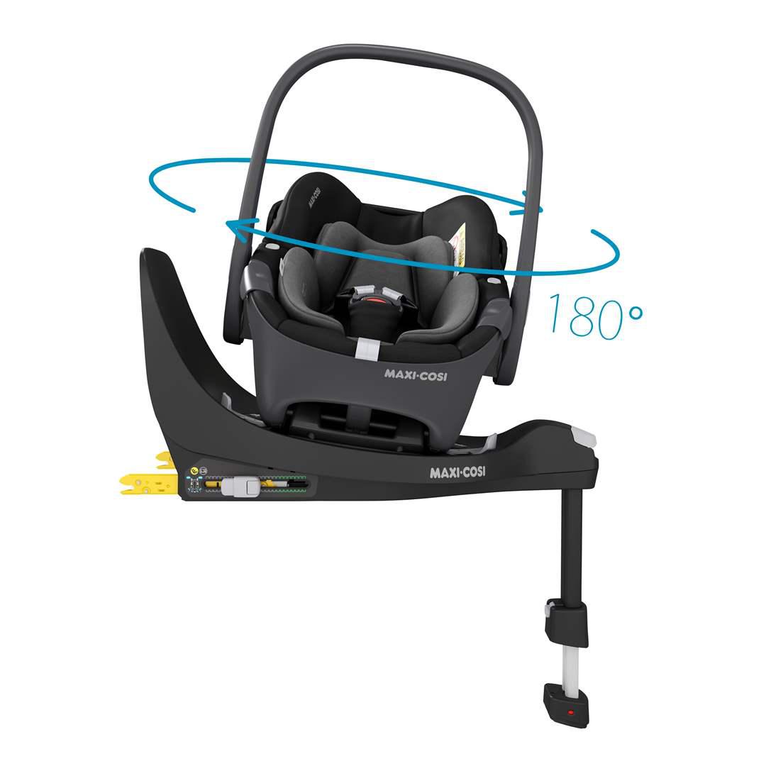 Maxi-Cosi Pebble 360 i-Size Car Seat - Essential Black-Car Seats- | Natural Baby Shower