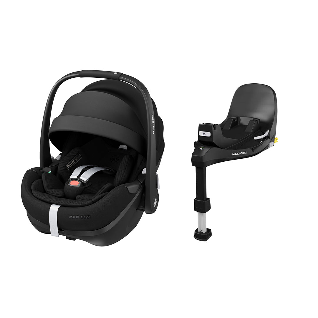 Maxi-Cosi Pebble 360 Pro 2 Car Seat - Twillic Black-Car Seats-Twillic Black-FamilyFix 360 Pro Base | Natural Baby Shower