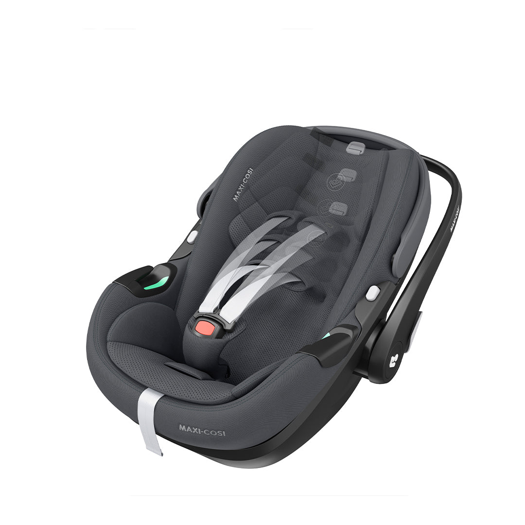 Maxi-Cosi Pebble 360 Pro 2 Car Seat - Twillic Graphite-Car Seats- | Natural Baby Shower