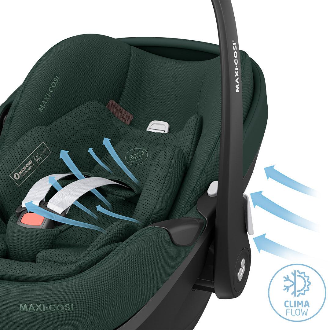 Maxi-Cosi Pebble 360 Pro 2 Car Seat - Twillic Green-Car Seats- | Natural Baby Shower