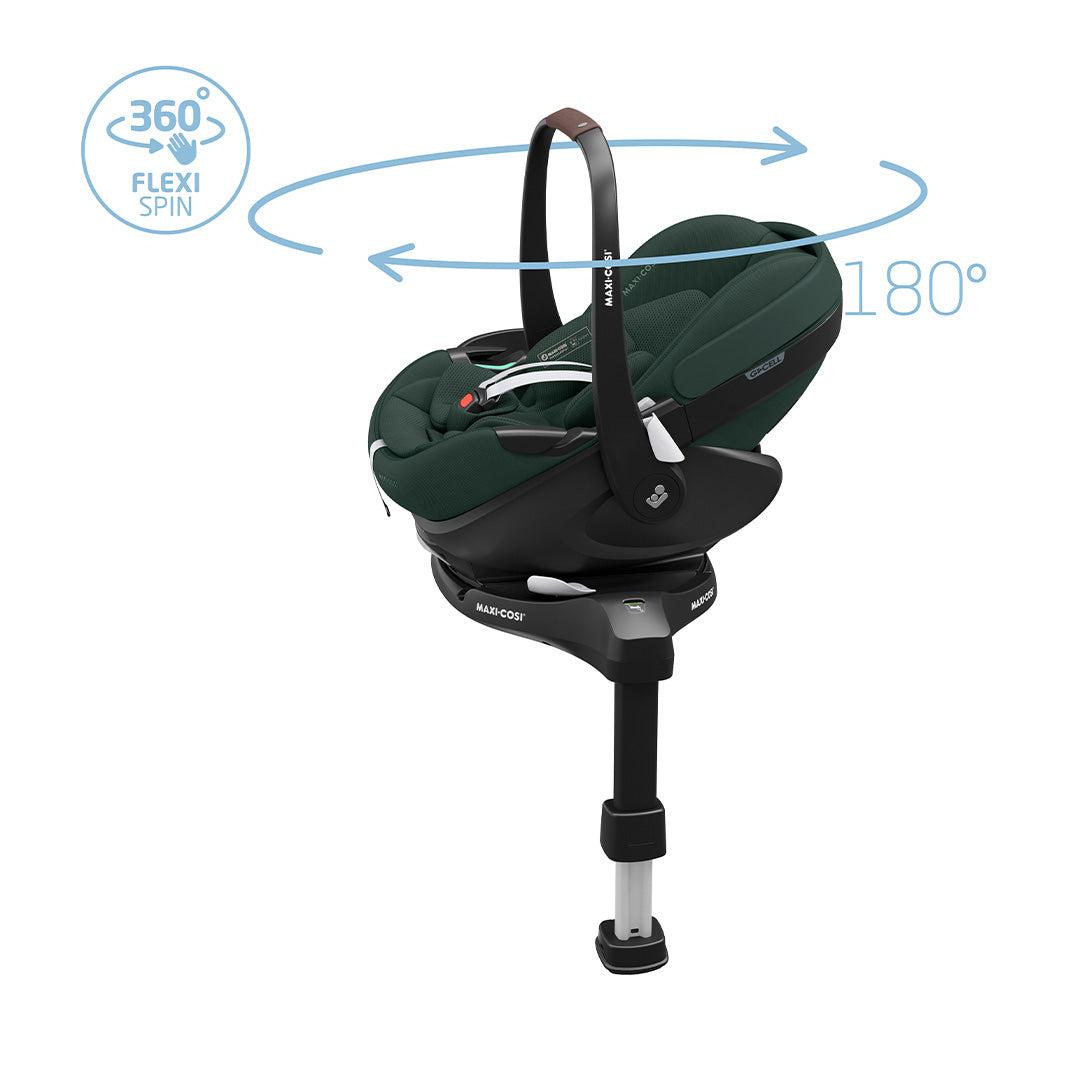 Maxi-Cosi Pebble 360 Pro 2 Car Seat - Twillic Green-Car Seats- | Natural Baby Shower