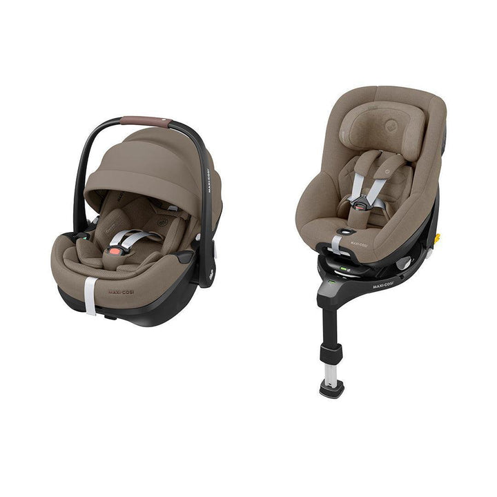 Maxi-Cosi Pebble Pro² Bundle with Pearl 360 Pro Car Seat & FamilyFix 360 Pro Base-Car Seat Bundles-Twillic Black- | Natural Baby Shower