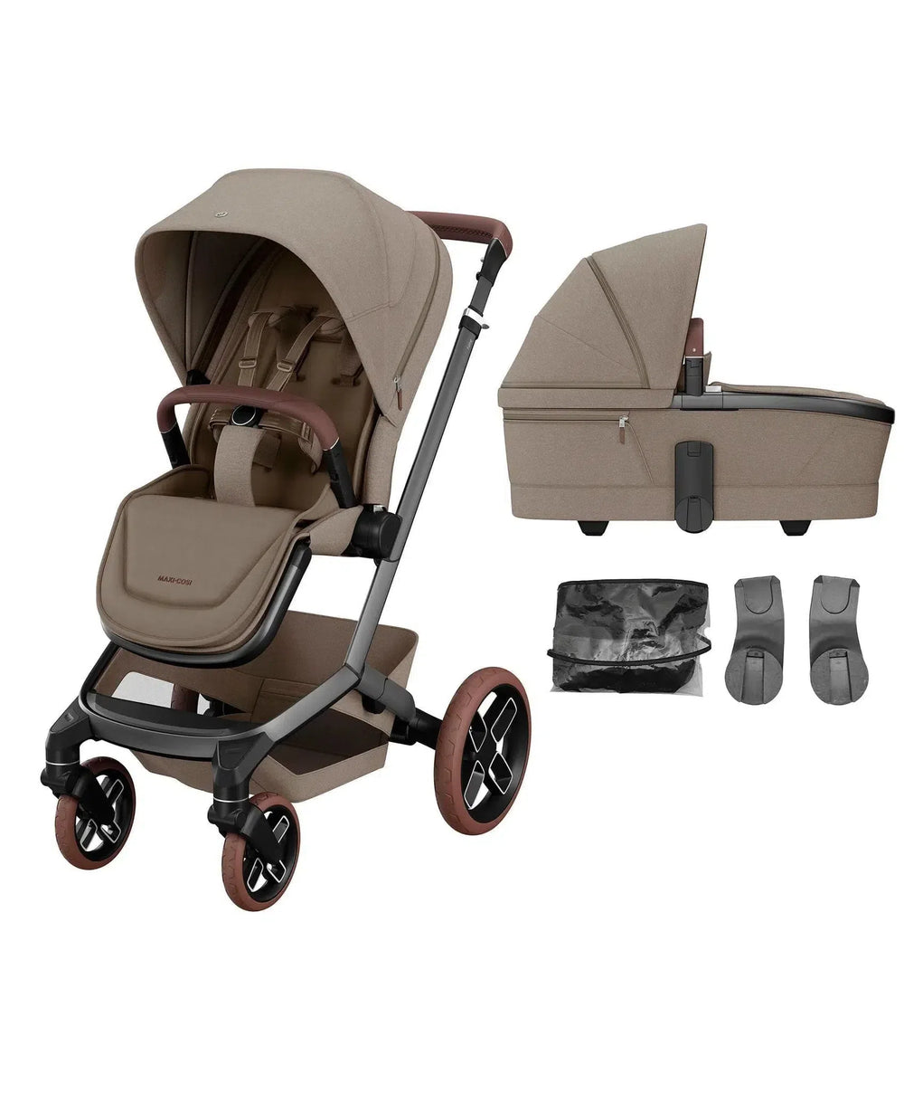 Maxi-Cosi Fame Pushchair - Twillic Truffle-Strollers-Twillic Truffle-Brown | Natural Baby Shower