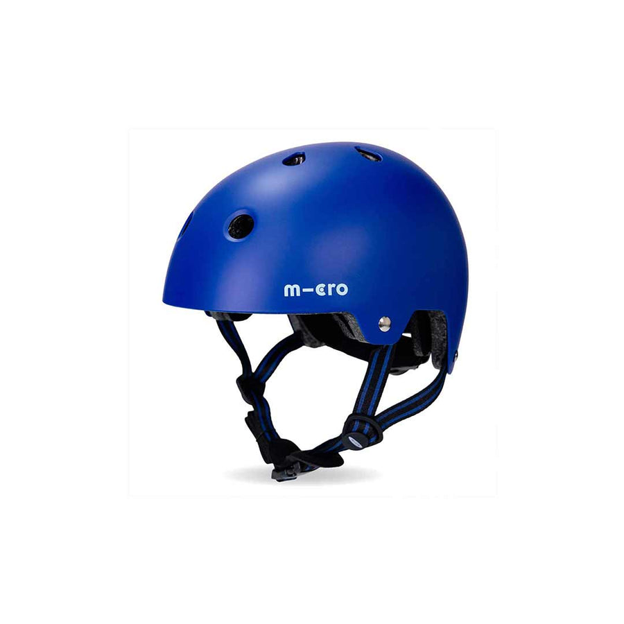 Micro Scooters Eco Matt Helmet - Blue-Helmets-Blue-Medium | Natural Baby Shower