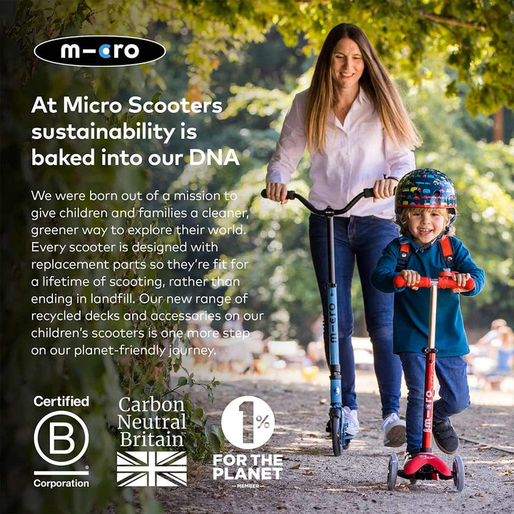 Micro Scooters Eco Matt Helmet - Mint-Helmets-Mint-Medium | Natural Baby Shower