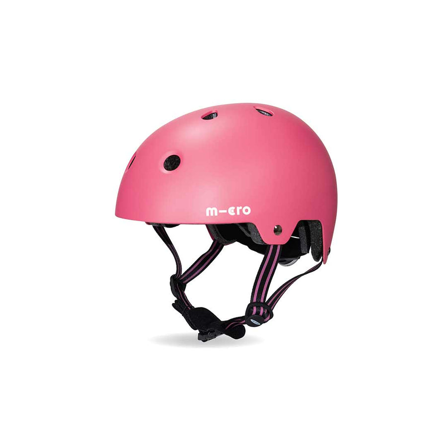 Micro Scooters Eco Matt Helmet - Pink-Helmets-Pink-Medium | Natural Baby Shower