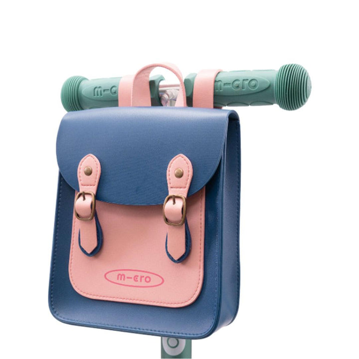 Micro Scooters Eco Satchel - Navy - Pink-Mini Bags-Navy / Pink- | Natural Baby Shower