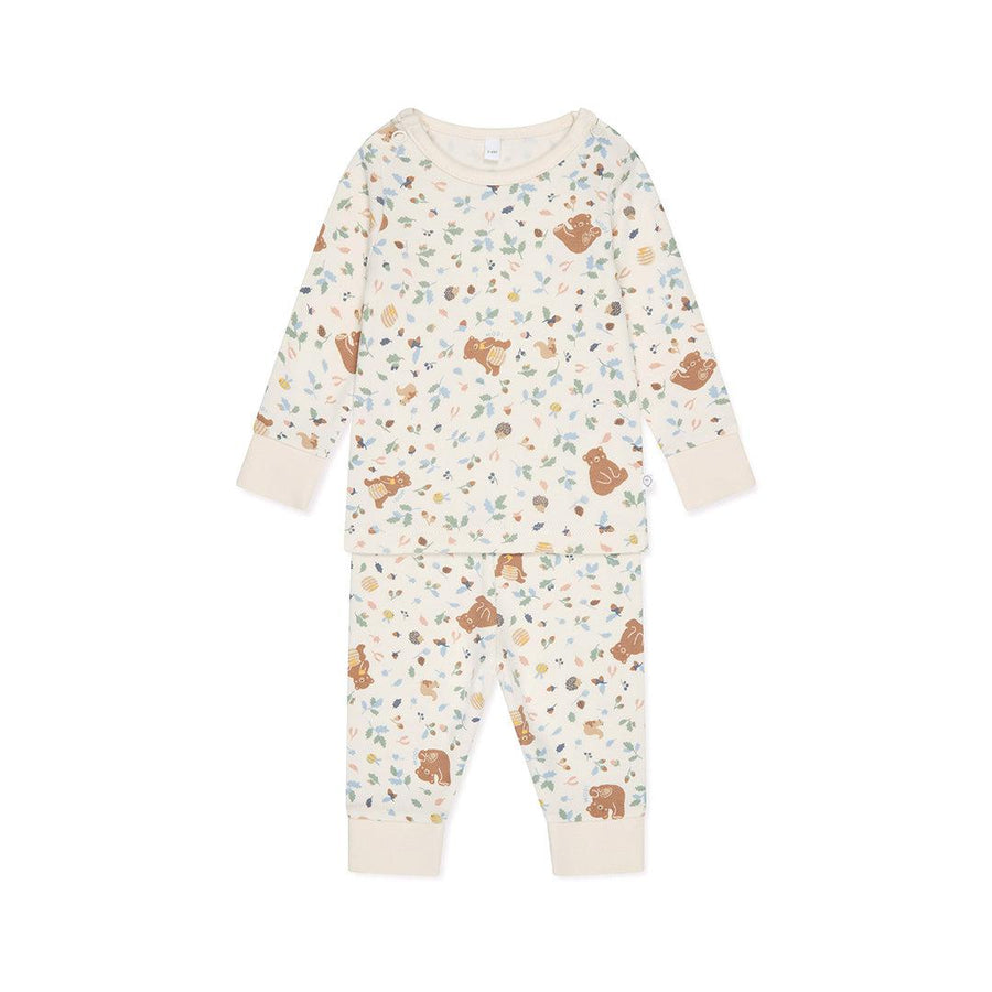 MORI Bear Print Pyjamas - Honey Bear Print-Pyjamas- | Natural Baby Shower