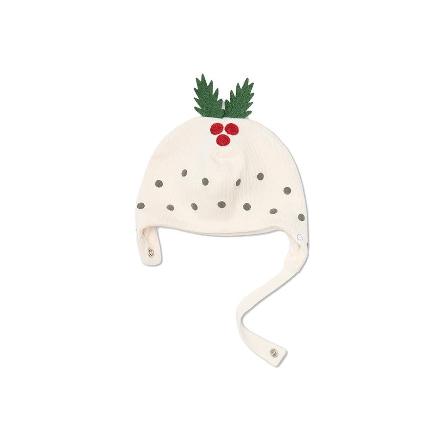 MORI Christmas Pudding Bonnet - Tofu-Hats-Tofu-0-3m | Natural Baby Shower