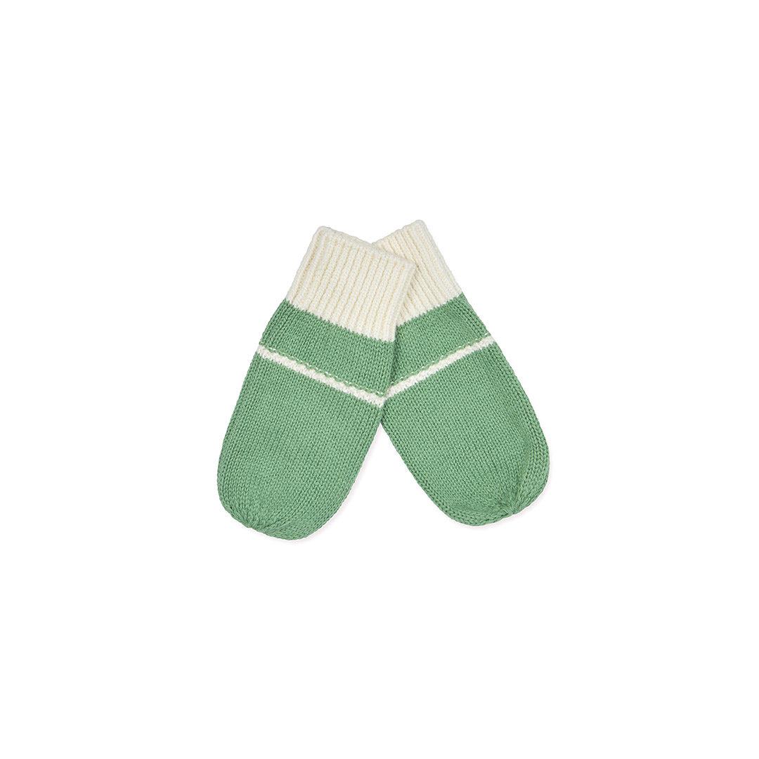 MORI Knitted Mittens - Kashmir Green-Gloves + Mittens-Kashmir Green-0-6m | Natural Baby Shower