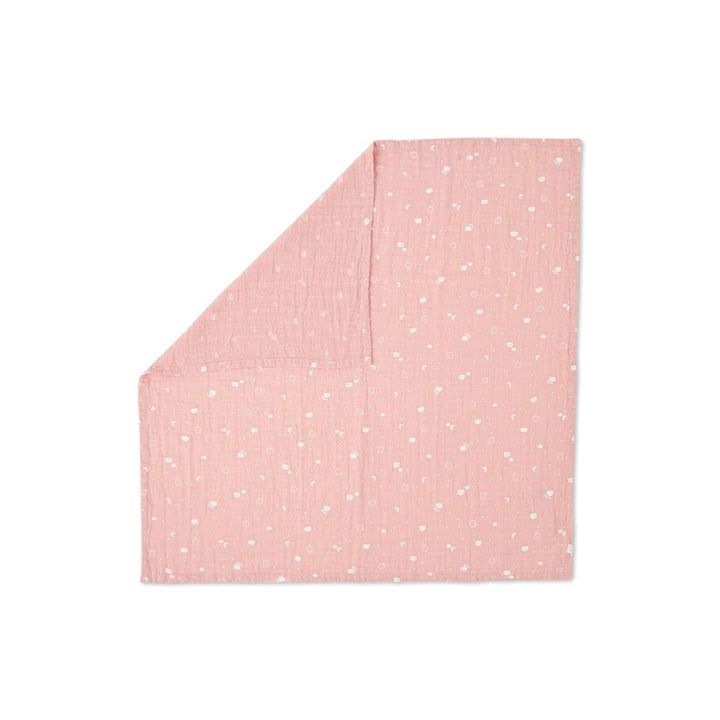 MORI Pre-Washed Large Muslin Swaddle - Pink-Muslin Wraps-Pink- | Natural Baby Shower