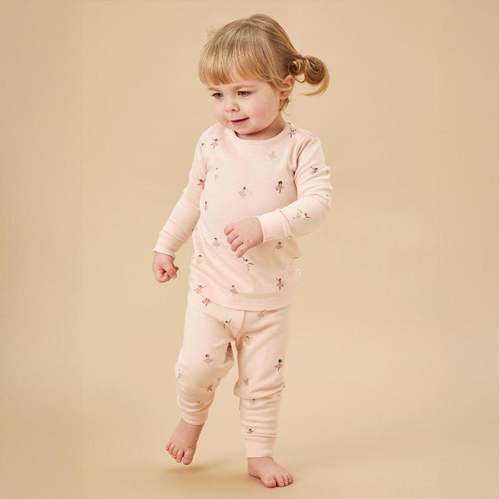 MORI Ballerina Pyjamas - Ballerina Print-Pyjamas-Ballerina Print-12 - 18 M | Natural Baby Shower