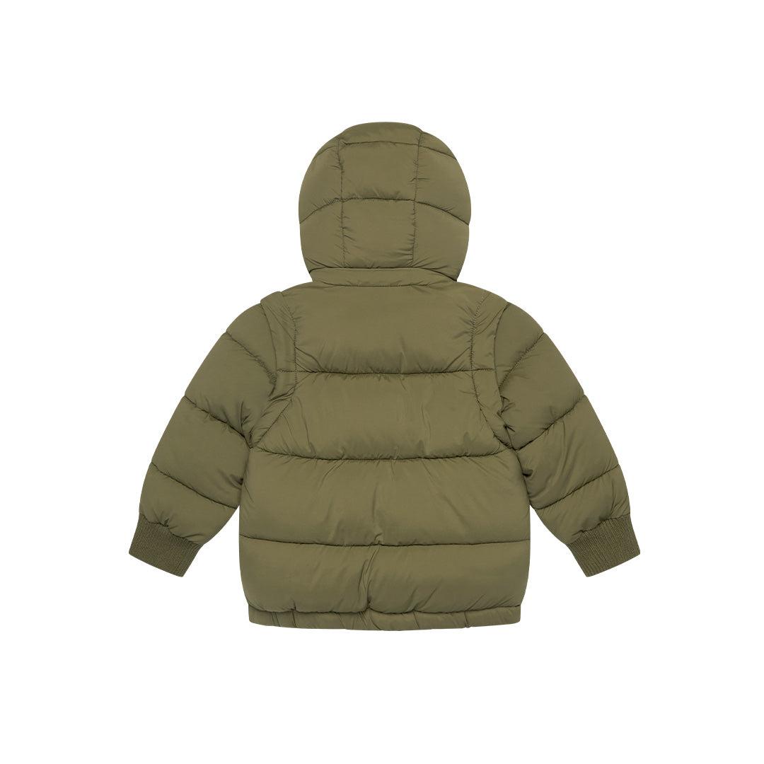 MORI Recycled Waterproof 3-In-1 Padded Coat - Olive-Coats- | Natural Baby Shower