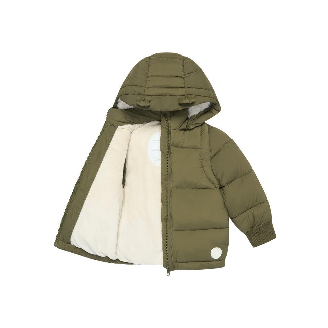 MORI Recycled Waterproof 3-In-1 Padded Coat - Olive-Coats- | Natural Baby Shower