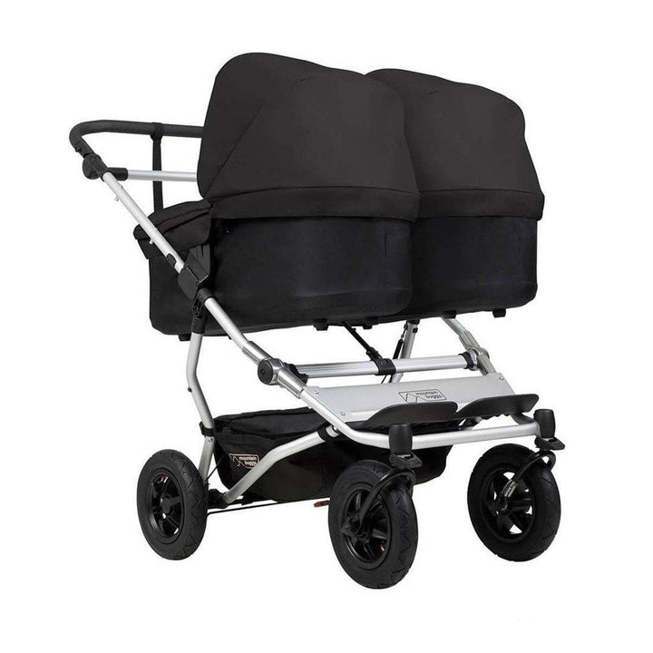 Outlet - Mountain Buggy Duet V3 Pushchair - Black-Strollers- | Natural Baby Shower