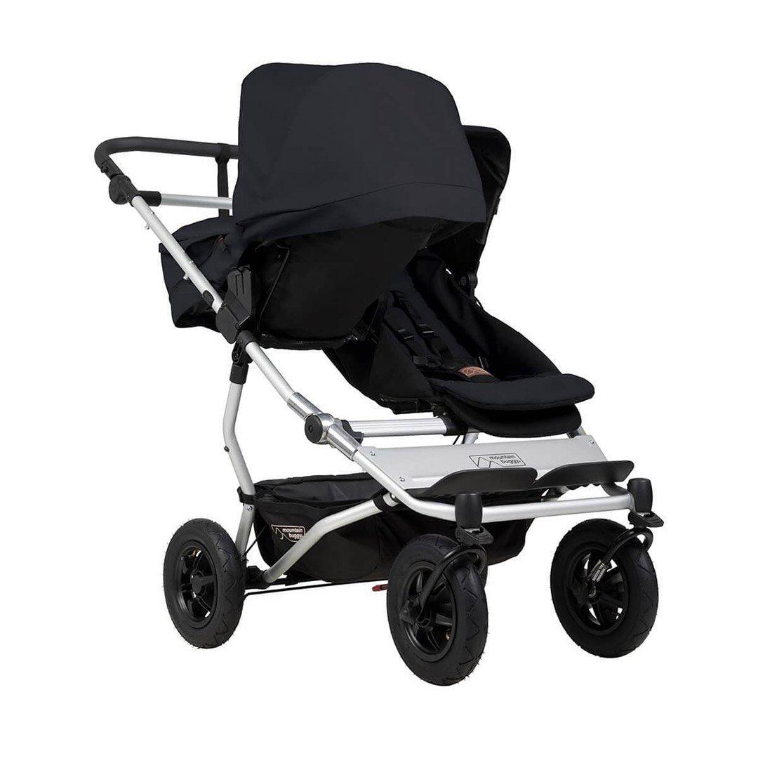 Outlet - Mountain Buggy Duet V3 Pushchair - Black-Strollers- | Natural Baby Shower