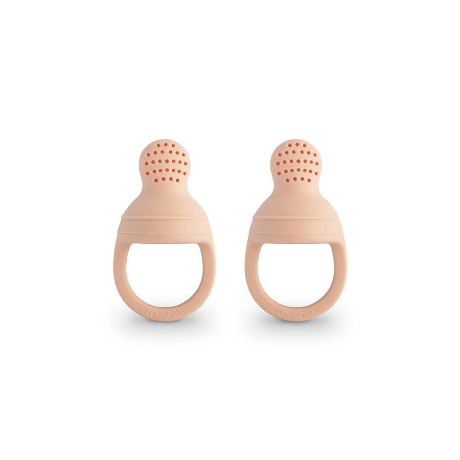 Mushie Silicone Fresh Food Feeder | 2-Pack - Blush-Mesh Feeders-Blush-6 months+ | Natural Baby Shower